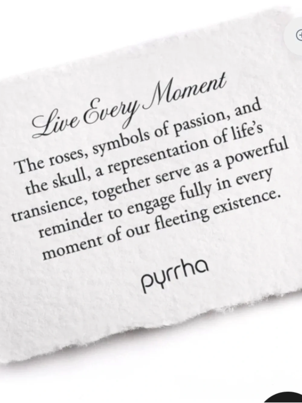 Pyrrha Silver Live Every Moment Signet Ring 9